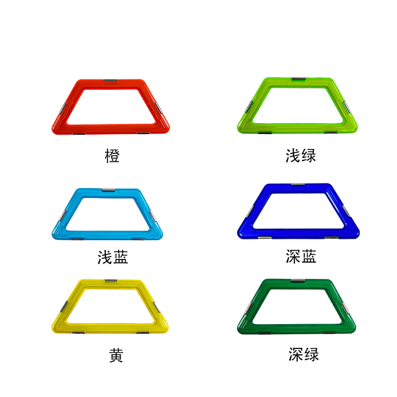 Trapezoidal magnetic plate